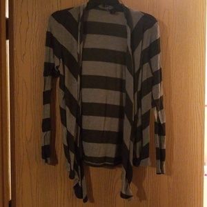 striped cardigan
